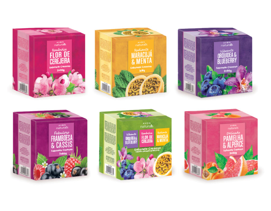AVON NATURAL CHERRY BRAZILIAN SOAP LINE